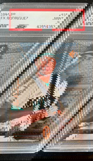 1994 SP Alex Rodriguez PSA 9