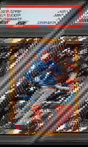 2025 Topps Gold Diamante Kyle Tucker #451 /50 PSA 9