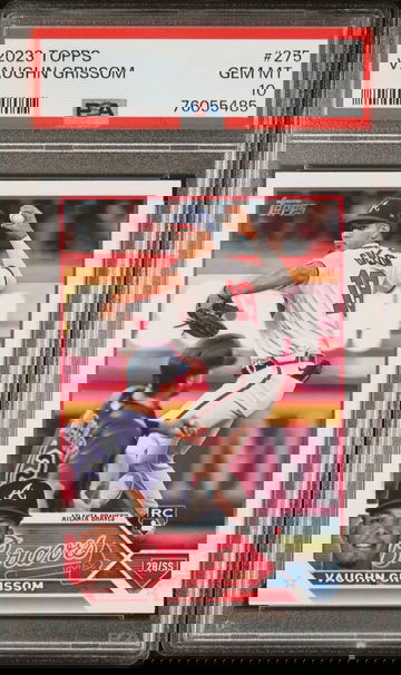 2023 Topps Series 1 Vaughn Grissom #275 Rookie RC Card ATL Braves PSA 10 GEM MINT