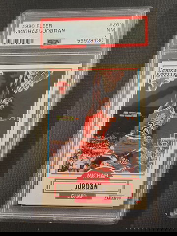 1990 Fleer #26 Michael Jordan PSA 7