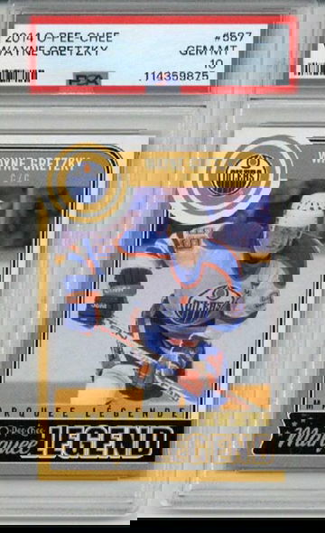 2014 OPC O-PEE-CHEE #587 WAYNE GRETZKY CARD EDMONTON OILERS PSA 10 LOW POP RARE