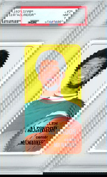 1970 Topps Lew Alcindor - Kareem Abdul Jabbar