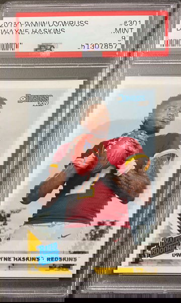2019 donruss dwayne haskins psa 9