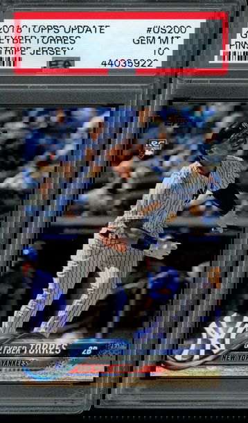 2018 Topps Update Gleyber Torres PSA 10 Gem Mint