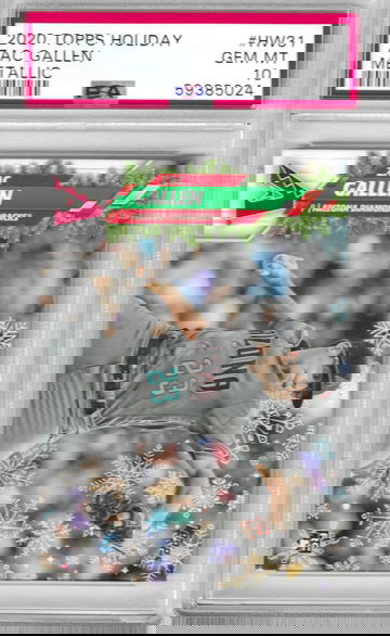 2020 Topps Holiday Zac Gallen Metallic PSA 10