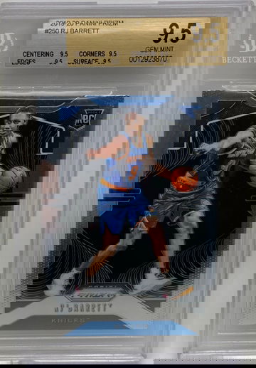 2019 Panini Prizm RJ Barrett RC BGS 9.5