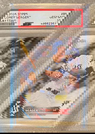 Corey Seager 2016 Topps PSA10