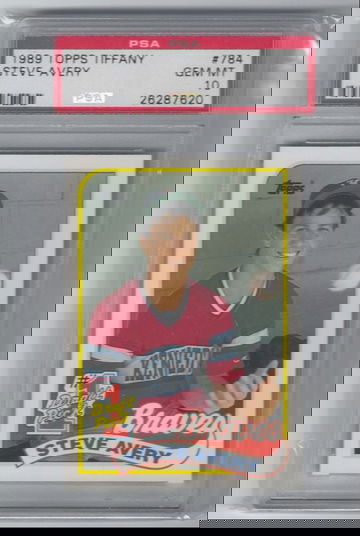 Steve Avery 1989 Topps Tiffany