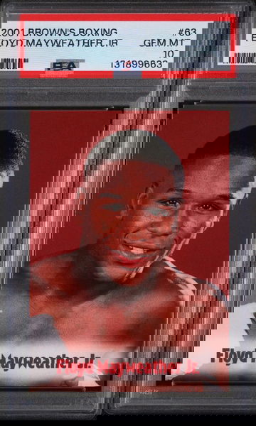 2001 Brown's Boxing Floyd Mayweather #63 PSA 10