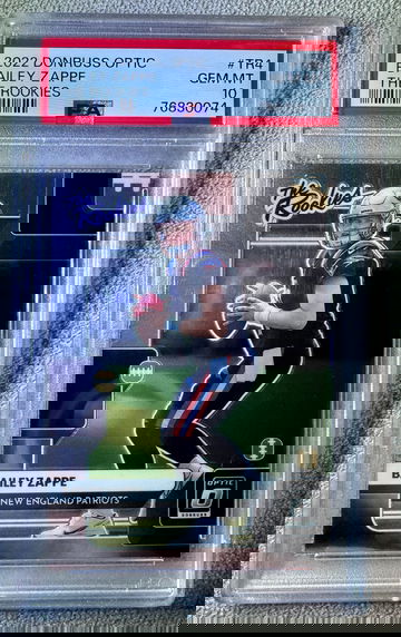 Psa 10 2022 Optic Bailey Zappe Rookie rc