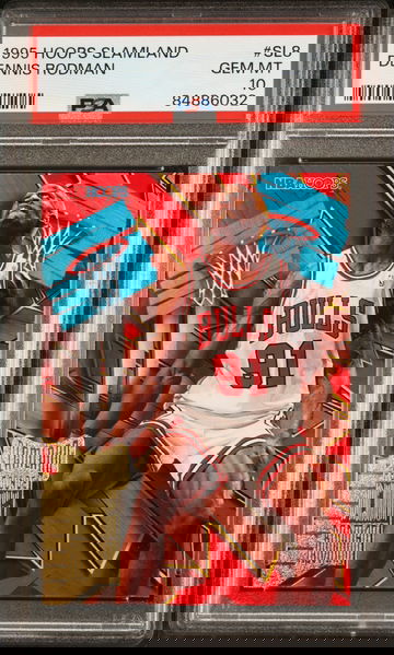 1995 Hoops Dennis Rodman Slamland PSA 10