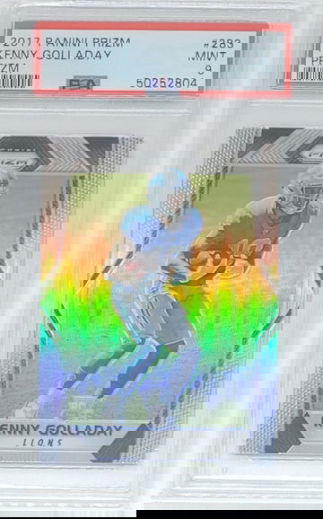 2017 Prizm Kenny Golladay Silver Prizm SP RC #283 PSA 9 MINT