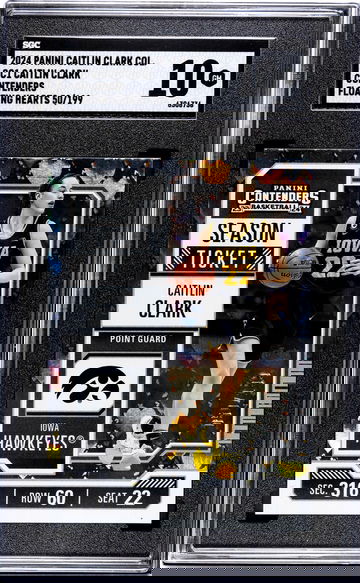 2024 Panini Caitlin Clark Col. Floating Hearts Caitlin Clark #CC1 /199 SGC 10