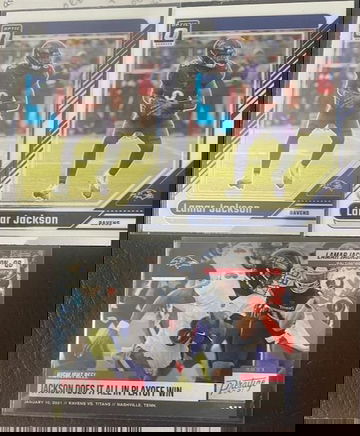 Lamar Jackson 3 Card lot