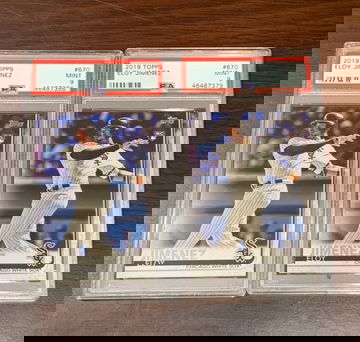 (2) 2019 Topps Eloy Jimenez PSA 9