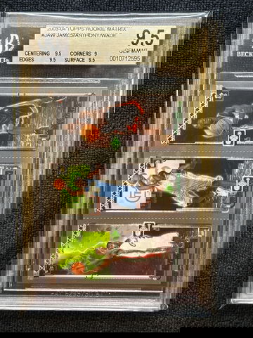 2003 Topps Rookie Matrix Lebron James Dwyane Wade Carmelo Anthony Rookie BGS 9.5 