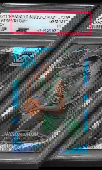 2017-18 Panini Donruss Optic Jayson Tatum Shock PSA 10 Gem Mint