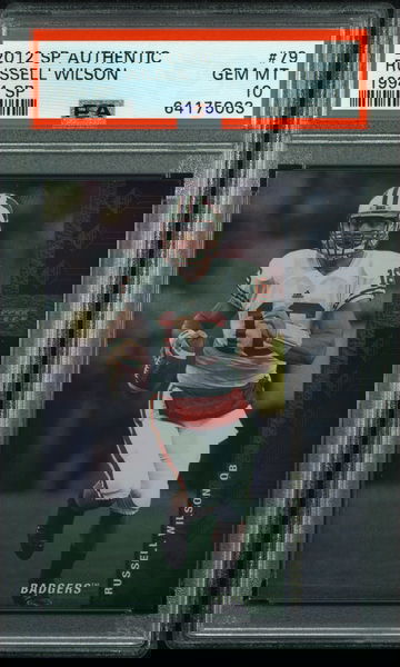 2012 Upper Deck SP Authentic Russell Wilson 94 SP PSA 10