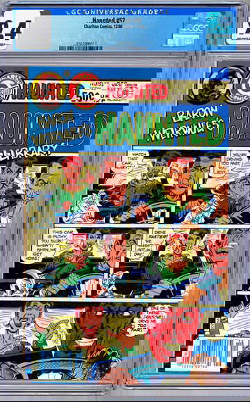 STEVE DITKO’S “HAUNTED” #52 CGC 9.4 RARE HTF STEVE DITKO CVR & ART CHARLTON 1980