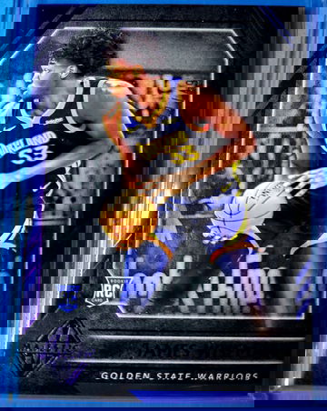 2020-21 Chronicles Majestic Basketball James Wiseman Purple Parallel RC #27/49 Warriors #338