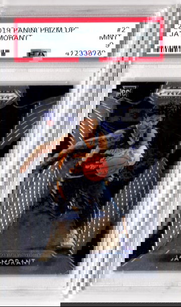 2019 Panini Prizm DP Ja Morant PSA 9