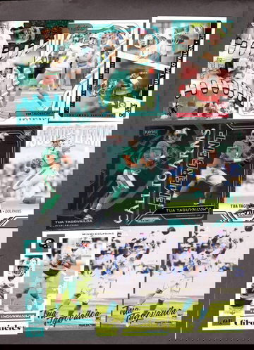 Lot of (36) Tua Tagovailoa Football Cards - Rookies, Inserts Nice Variety