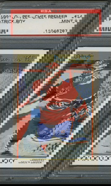 1991 OPC Premier #14 Patrick Roy PSA 9