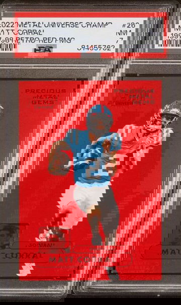 2022 Metal Universe Champions MATT CORRAL 1997-98 Retro Red /100