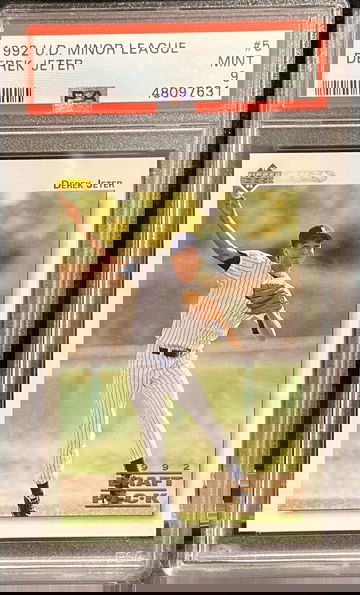 1992 Upper Deck Minor League Derek Jeter PSA 9