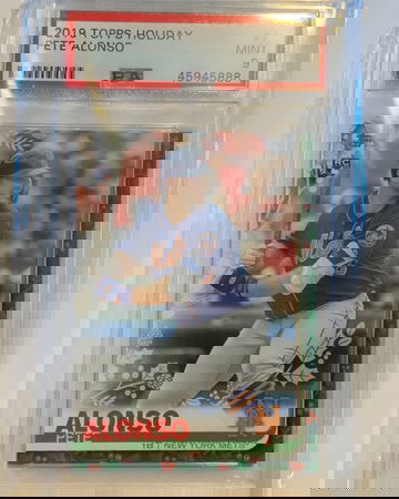 Pete Alonso 2019 Topps Holiday RC PSA 9