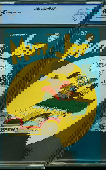 MUTT & JEFF #22, CBCS 4.5 VG+