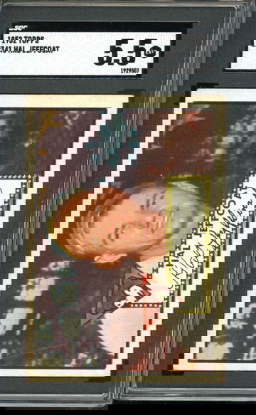 1952 Topps #341 Hal Jeffcoat SGC 5.5