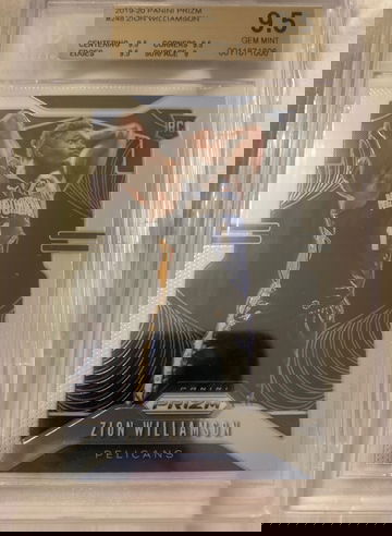 2019-2020 PANINI PRIZM ZION WILLIAMSON 248 BGS 9.5