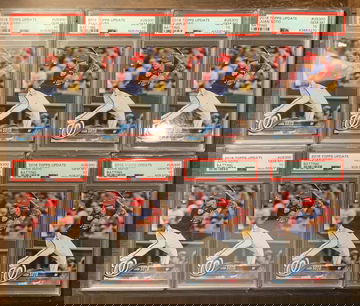 2018 Topps Update Juan Soto US300 PSA 10 LOT 8x