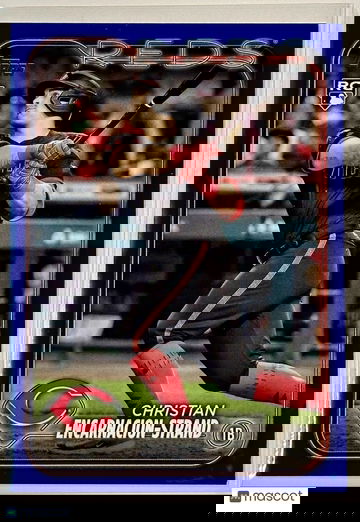 2024 Topps Series 1 Christian Encarnacion-Strand RC ROYAL BLUE Parallel 219 REDS