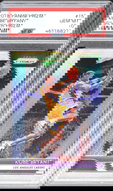 2018 Kobe Bryant Silver Prizm PSA 10