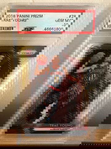 2018 Panini Prizm  #78 Trae Young PSA 10