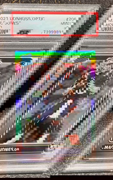 2021 Optic HOLO SP Mac Jones PSA 10 Prizm Gem Mint
