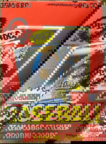 1982 Fleer Baseball Wax Box, certified from a seal case (FASC)