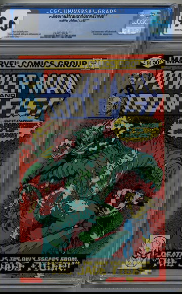 Power Man & Iron Fist 66 CGC 9.6 2nd Sabretooth Constrictor app. Frank Miller Cover