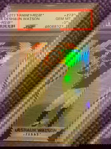Deshaun Watson 2017 Prizm Holo PSA 10
