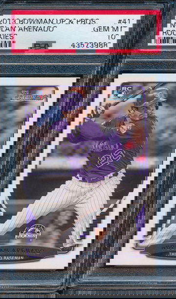 2013 Bowman Draft Picks #41 Nolan Arenado Rc PSA 10