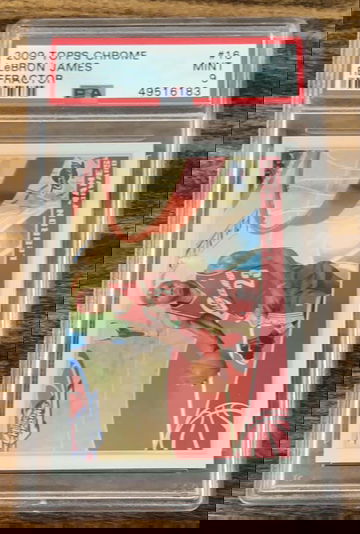 LeBron James 2009 Chrome Ref PSA 9 /500
