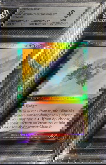 2000 MTG Magic The Gathering Invasion FOIL DROMAR, THE BANISHER BGS 9 MINT