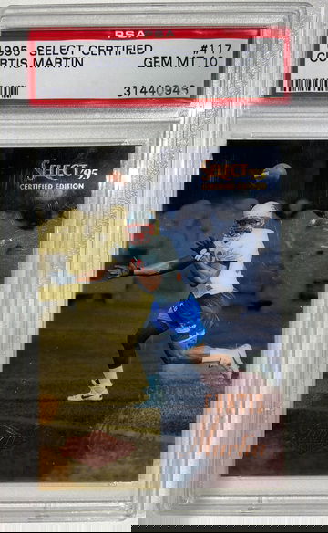 1995 Select Certified Curtis Martin PSA 10 GEM MINT