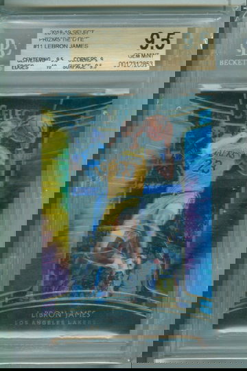 LeBron James 2018 Select Tie Dye Prizms /25 BGS 9.5