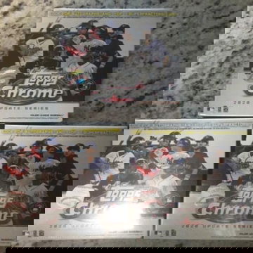 3x 2020 Topps Chrome Update Mega Boxes