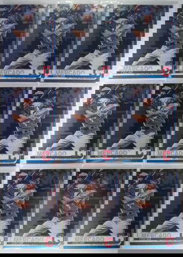 2019 Topps Chrome Update Oscar Mercado Rookie Lot (9)