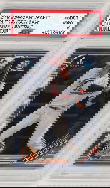 2019 Bowman Draft Adley Rutschman Chrome 1st PSA 9 Mint