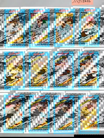 1980 Kellogg's 3 D Baseball Glossy Cards Lot 170 Minty Mint Stars Hofer's